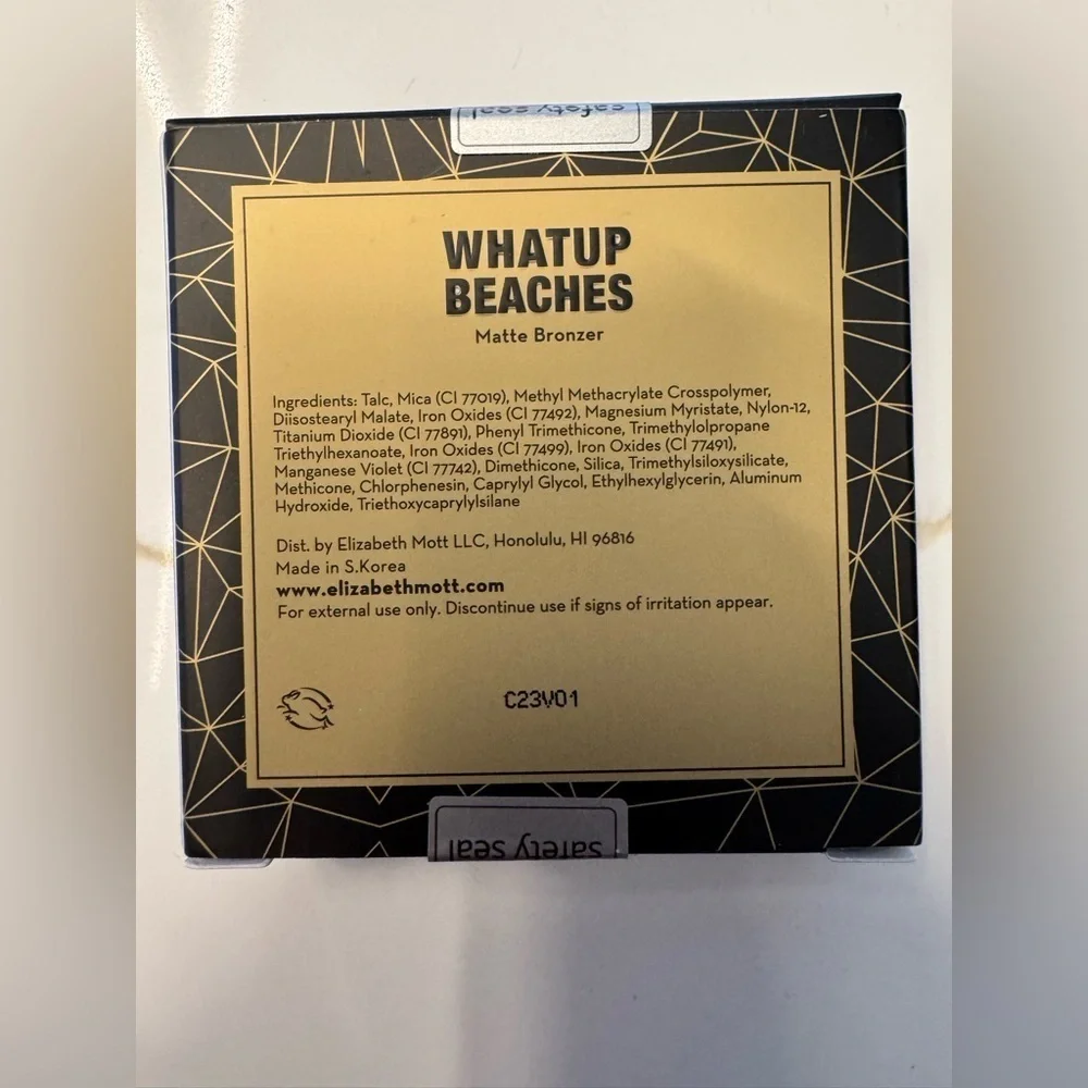 Elizabeth Mott Whatup Beaches Matte Bronzer